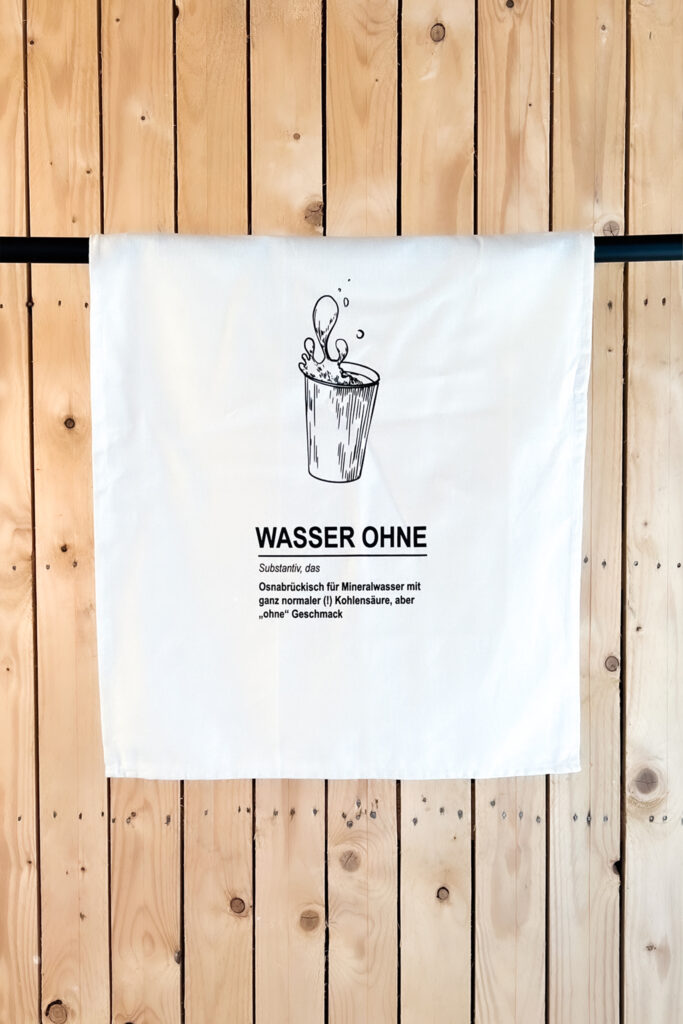 Schäffer x OSNAmerch Osnabrück'sches Geschirrtuch Wasser ohne Osnabrück
