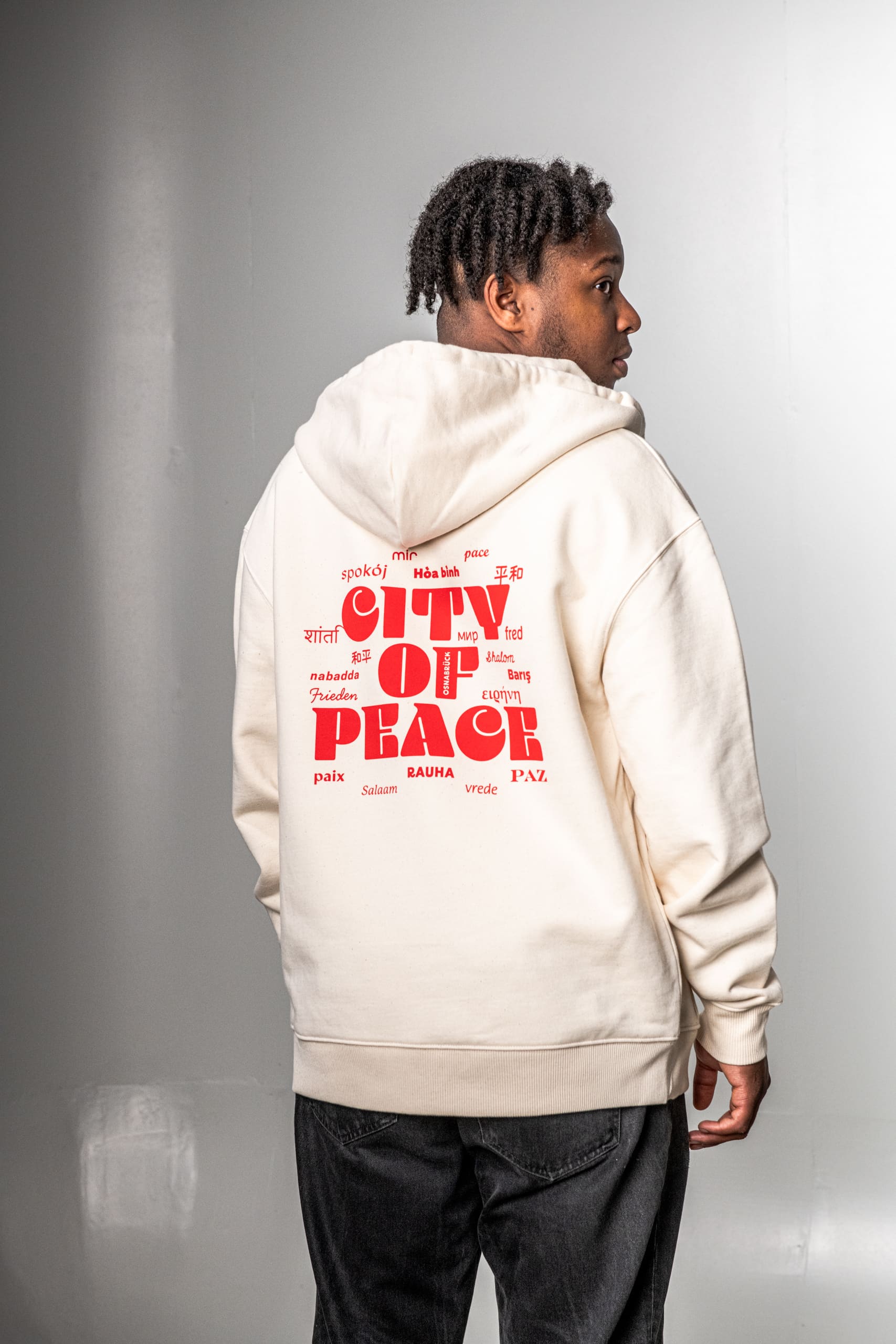 CITY OF PEACE zipper hoodie - Image 4