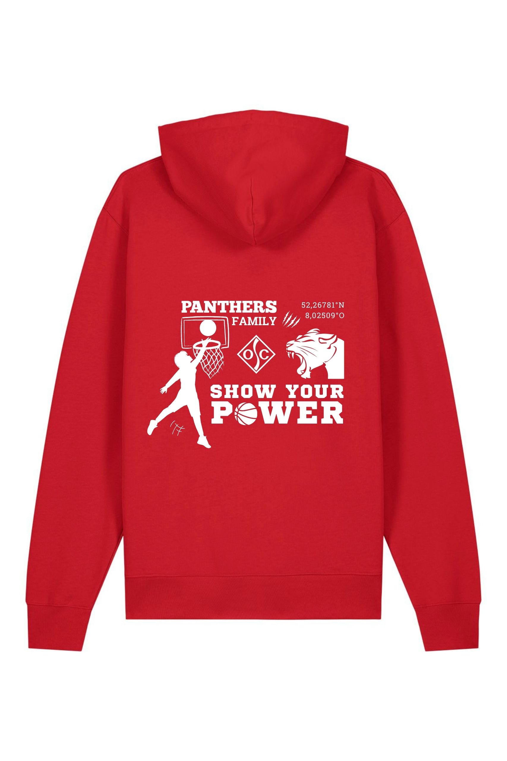 All Panthers Hoodie Kids back – Rückansicht mit sichtbarem Backprint