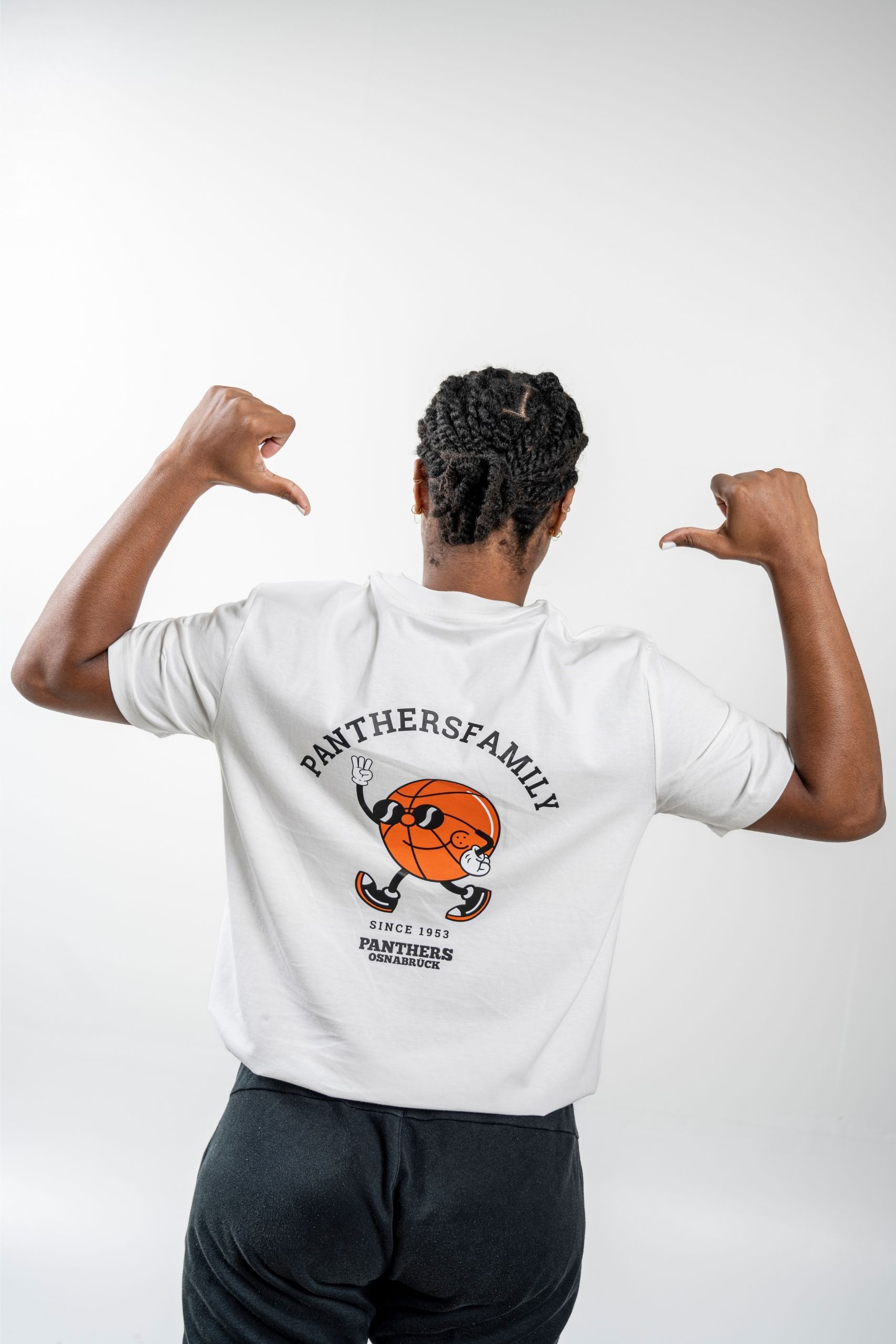 Panthers Family Shirt back – Rückansicht mit sichtbarem Backprint