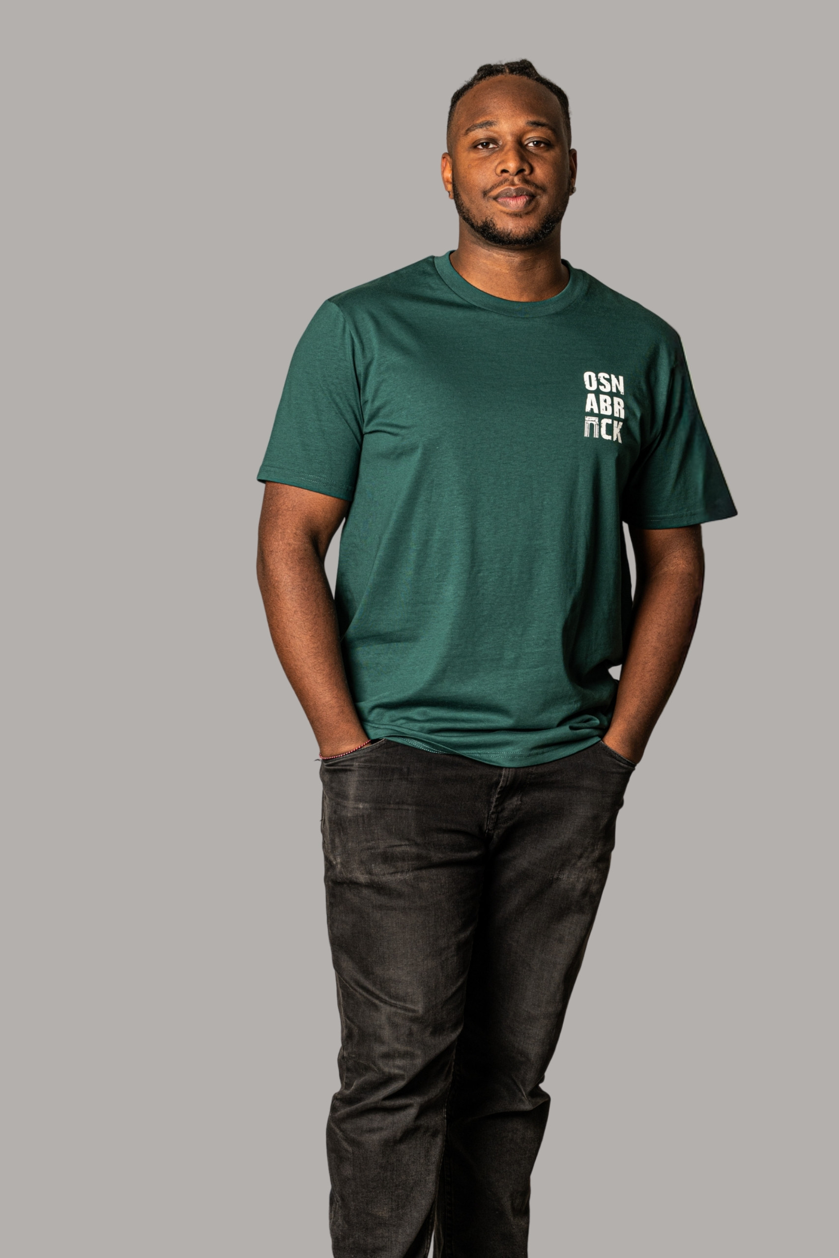 osnabrück t-shirt waldgrün unisex OSNAmerch nachhaltige mode aus osnabrück